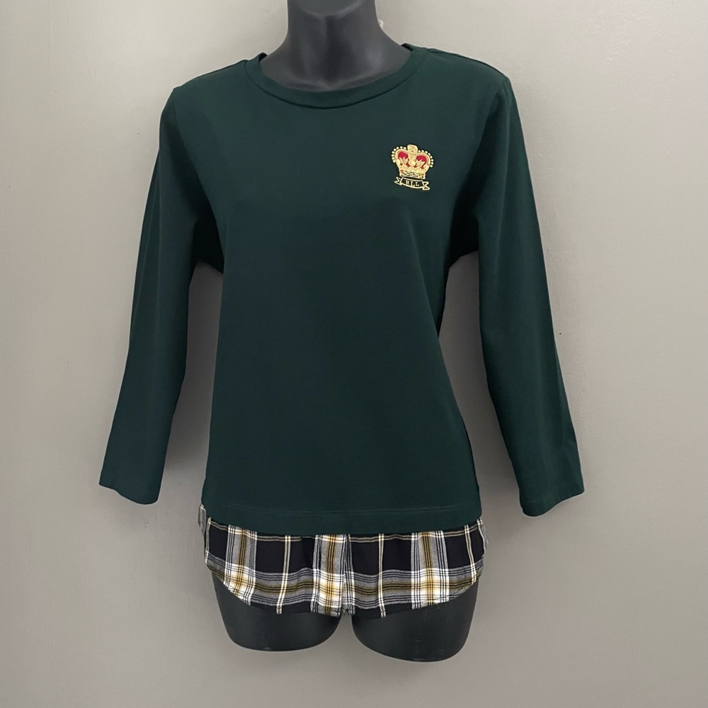 Ralph Lauren Dark Green Cotton Shirt